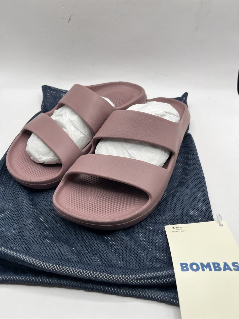 Bombas Women Sandal Slide Flip Flops Comfort Lightweight Sz 9 Lavender Purple